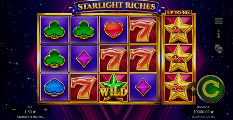 Play Starlight Riches by Booming at 1Win Casino