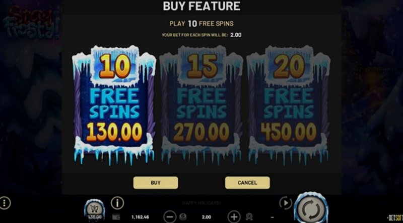 Play Stay Frosty! by Betsoft at 1Win Casino