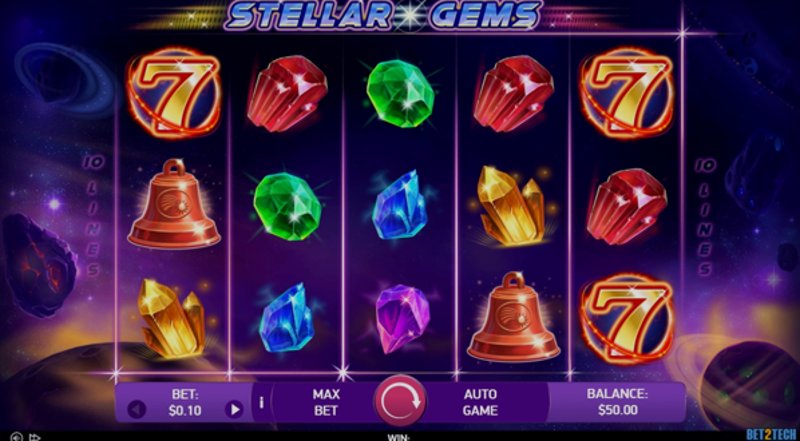 Play Stellar Gems by Bet2tech at 1Win Casino