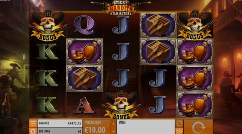 Play Sticky Bandits: Wild Return by Quickspin at 1Win Casino