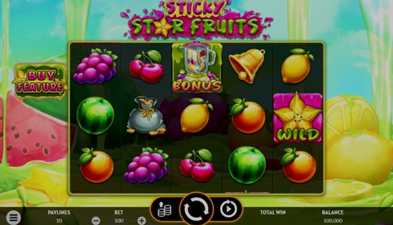 Play Sticky Star Fruits by Apparat at 1Win Casino