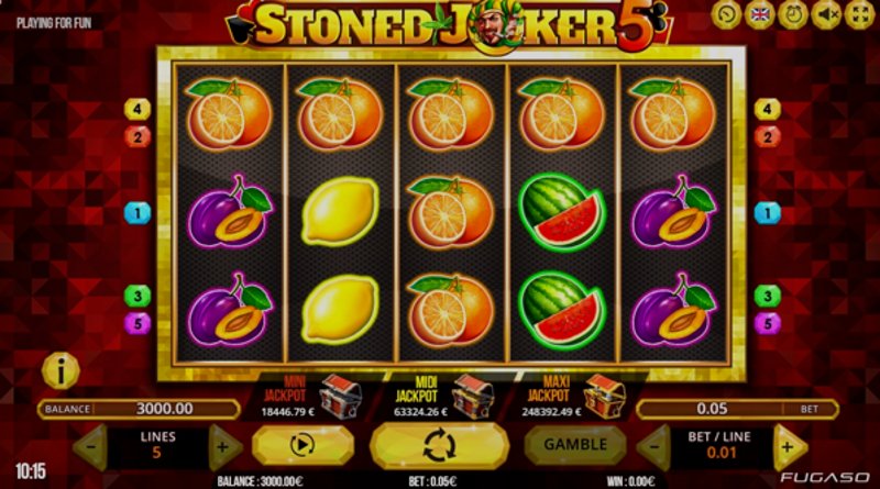 Play Stoned Joker 5 by Fugaso at 1Win Casino