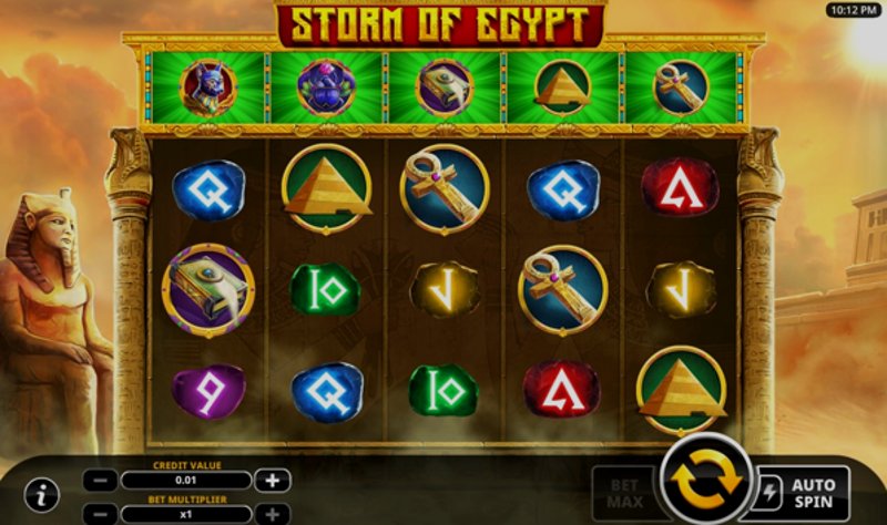 Play Storm Of Egypt by Swintt at 1Win Casino