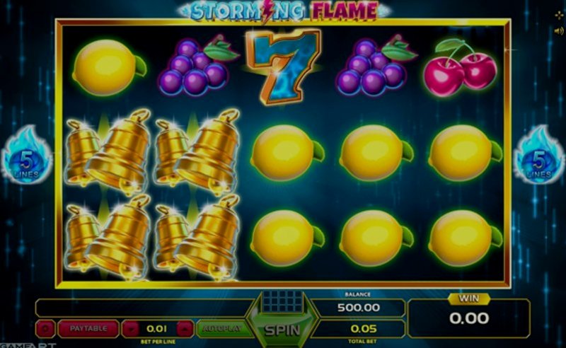 Play Storming Flame by Gameart at 1Win Casino