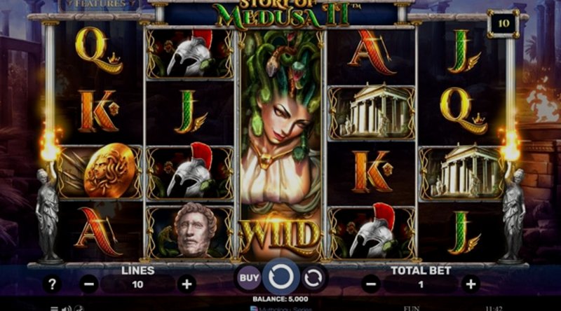 Play Story Of Medusa II by Spinomenal at 1Win Casino