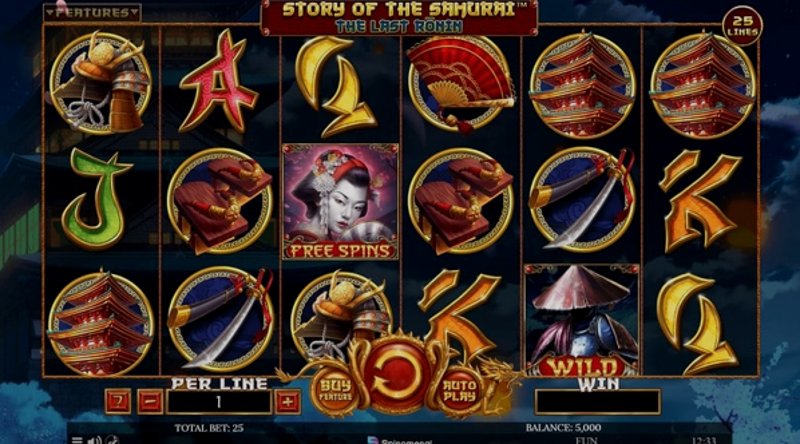 Play Story Of The Samurai by Spinomenal at 1Win Casino