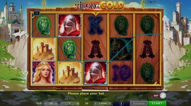 Play Strong Gold by 5 Men Gaming at 1Win Casino