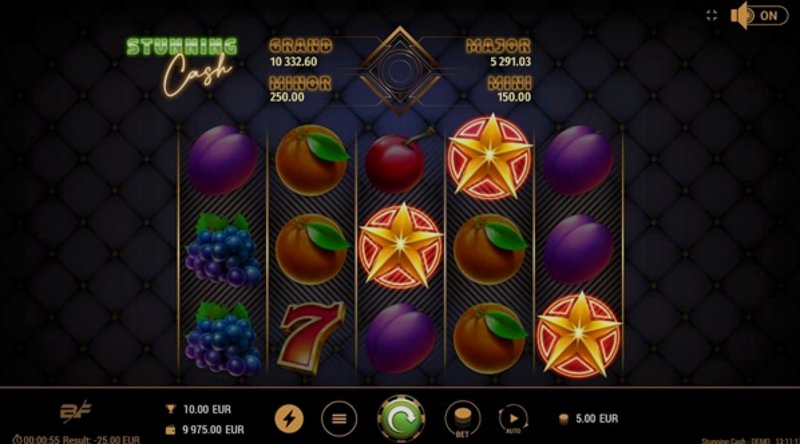 Play Stunning Cash by Bf Games at 1Win Casino