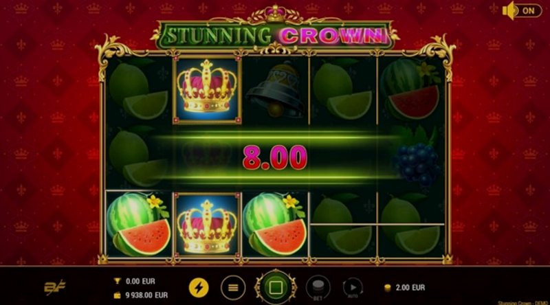 Play Stunning Crown by Bf Games at 1Win Casino