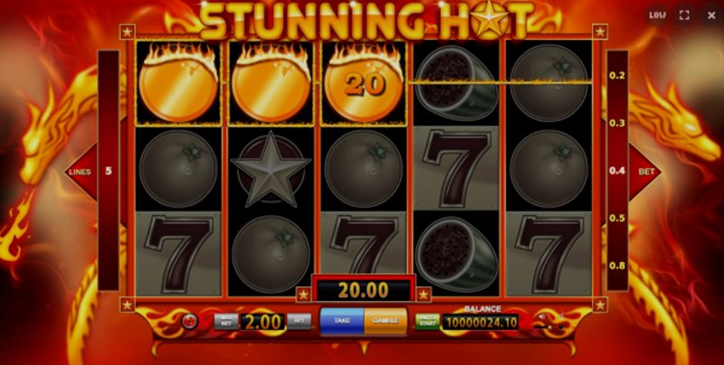 Play Stunning Hot by Bf Games at 1Win Casino