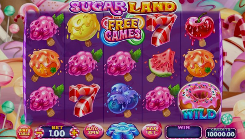 Play Sugar Land by Groove at 1Win Casino