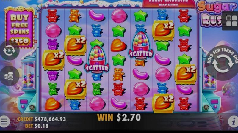 Play Sugar Rush by Pragmatic at 1Win Casino