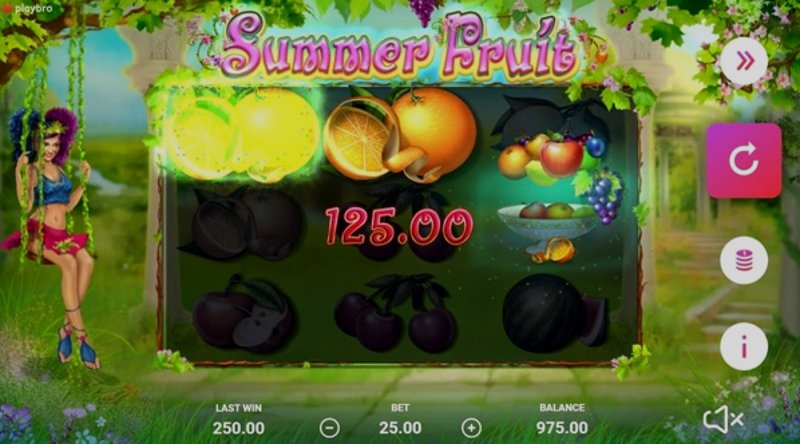 Play Summer Fruits by Playbro at 1Win Casino