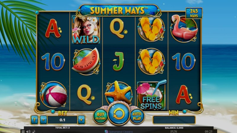 Play Summer Ways by Spinomenal at 1Win Casino