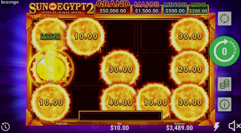 Play Sun of Egypt 2 by 3 Oaks Gaming at 1Win Casino