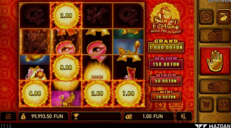 Play Sun of Fortune by Wazdan at 1Win Casino