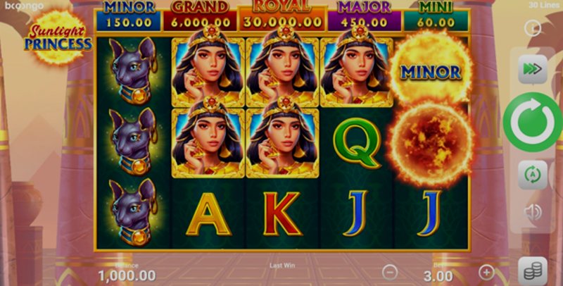 Play Sunlight Princess by 3 Oaks Gaming at 1Win Casino