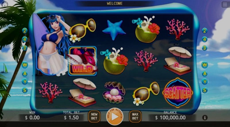 Play Sunny Bikini by Kaga at 1Win Casino