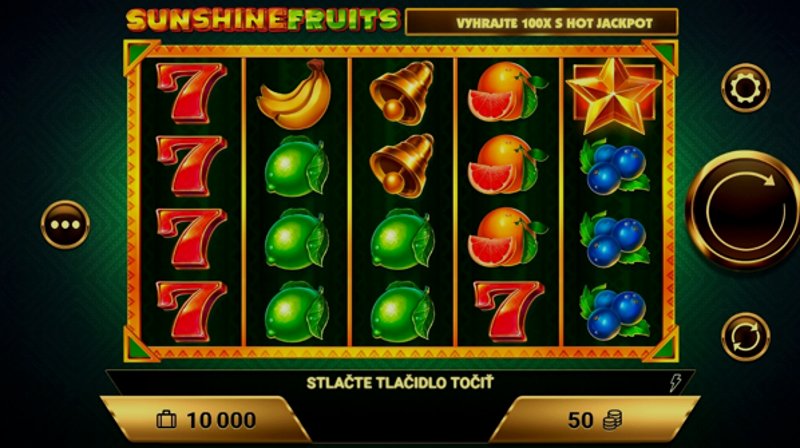 Play Sunshine Fruits by Amigogaming at 1Win Casino