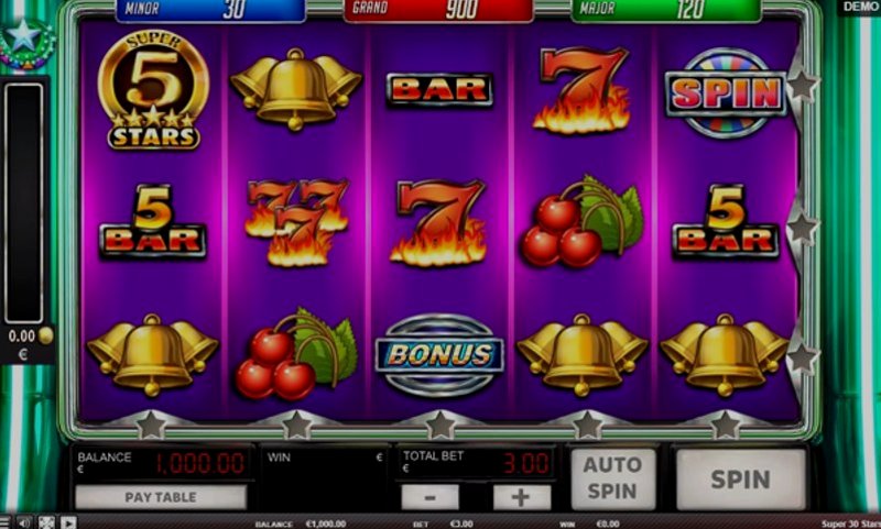 Play Super 30 Stars by Red Rake at 1Win Casino