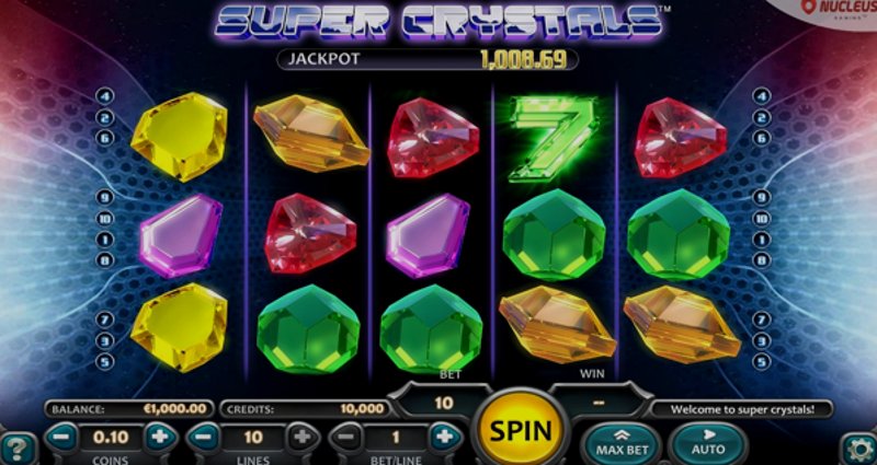 Play Super Crystals by Nucleus Gaming at 1Win Casino