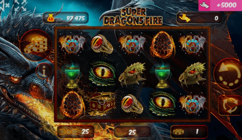 Play Super Dragons Fire by Mrslotty at 1Win Casino