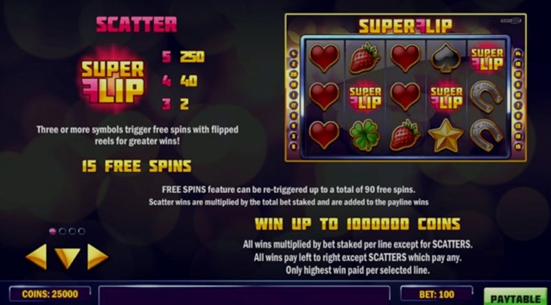 Play Super Flip by Playn Go at 1Win Casino