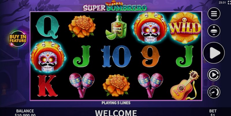 Play Super Sombrero by Skywind at 1Win Casino