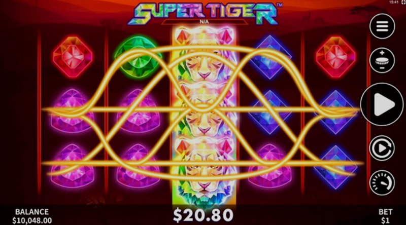 Play Super Tiger by Skywind at 1Win Casino