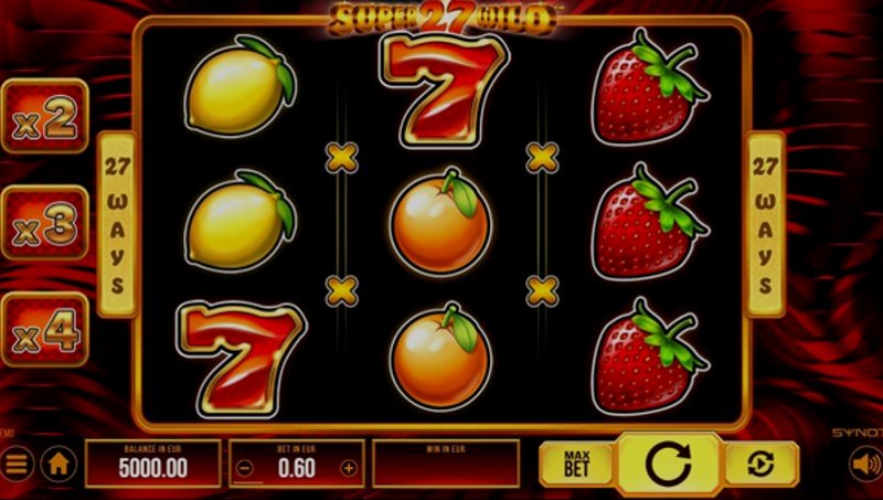 Play Super Wild 27 by Synot at 1Win Casino