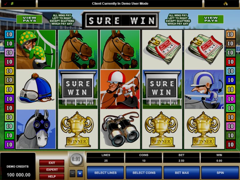 Play Sure Win by Microgaming at 1Win Casino