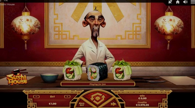 Play Sushi House by Spinmatic at 1Win Casino