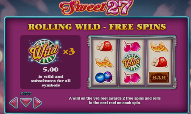 Play Sweet 27 by Playn Go at 1Win Casino