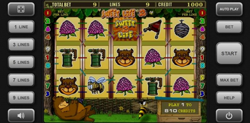 Play Sweet Life 2 by Igrosoft at 1Win Casino