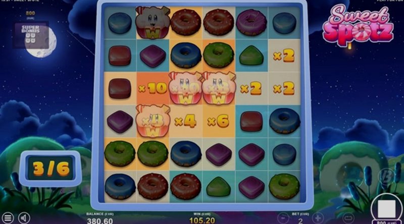 Play Sweet Spotz by Slotmill at 1Win Casino