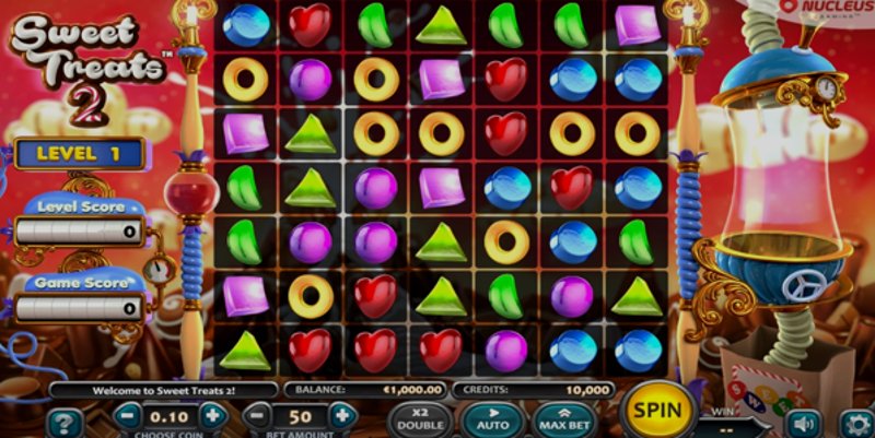 Play Sweet Treats 2 by Nucleus Gaming at 1Win Casino