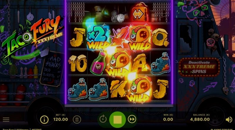 Play Taco Fury XXXtreme by Netent at 1Win Casino