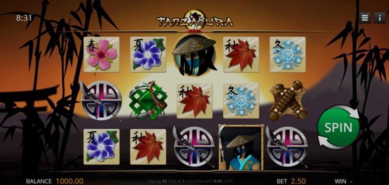 Play Tanzakura by Genii at 1Win Casino