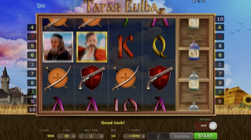 Play Taras Bulba by 5 Men Gaming at 1Win Casino