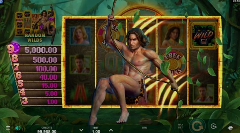 Play Tarzan and the Jewels of Opar by Microgaming at 1Win Casino