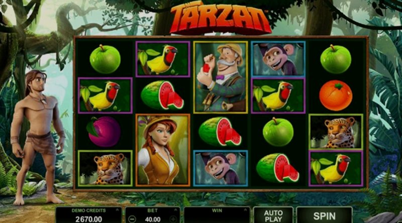 Play Tarzan by Microgaming at 1Win Casino