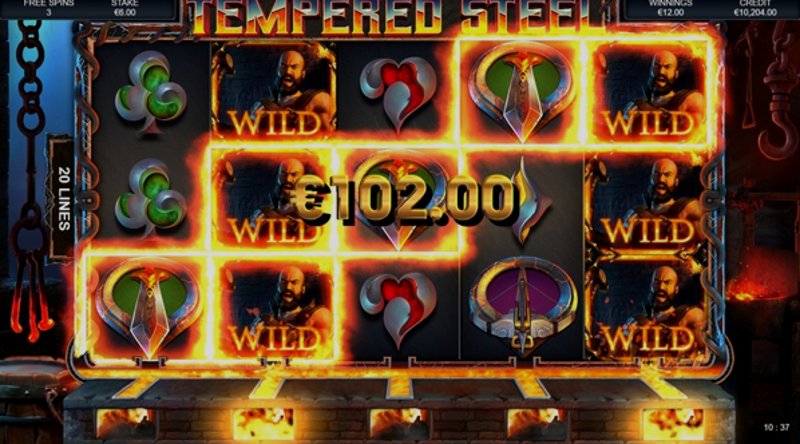 Play Tempered Steel by Yggdrasil at 1Win Casino