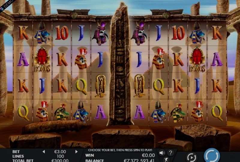 Play Temple of Luxor by Games Global at 1Win Casino