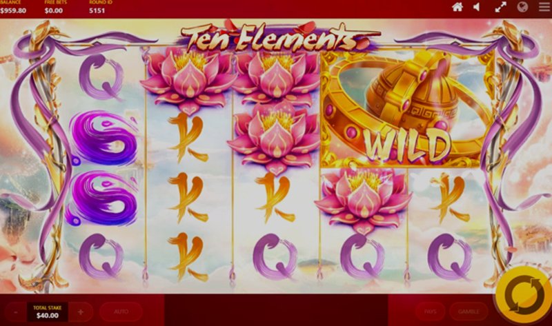 Play Ten Elements by Red Tiger at 1Win Casino