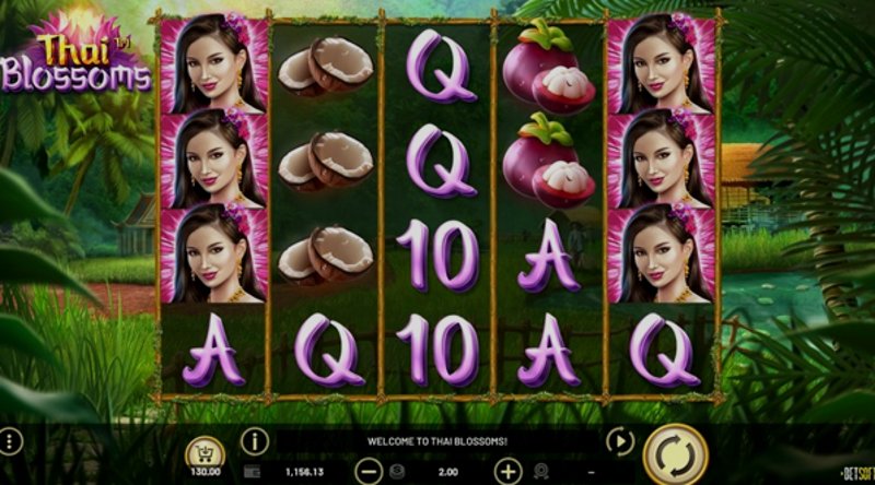 Play Thai Blossoms by Betsoft at 1Win Casino