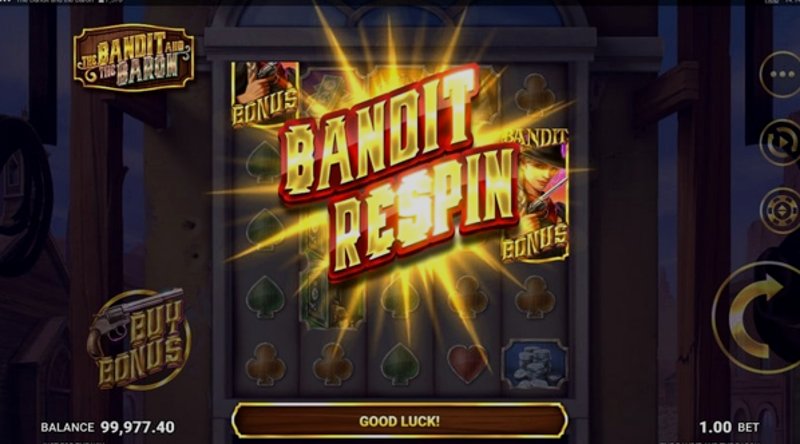 Play The Bandit and the Baron by Games Global at 1Win Casino