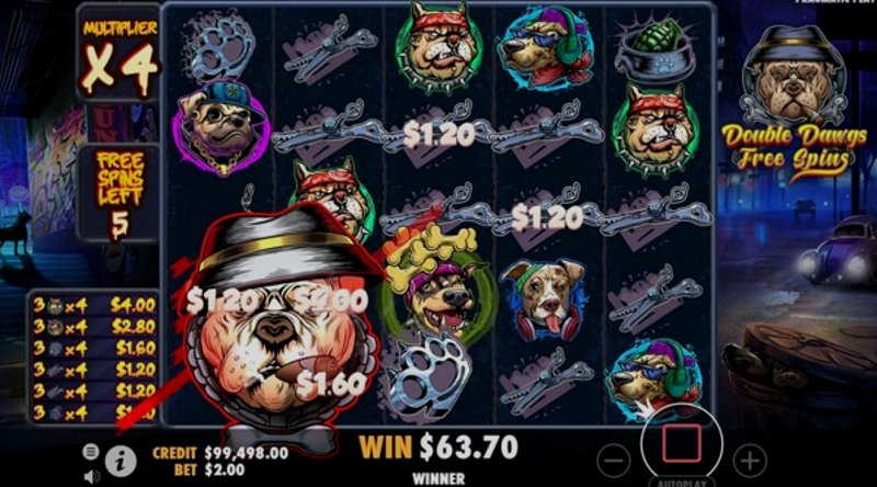 Play The Big Dawgs by Pragmatic at 1Win Casino