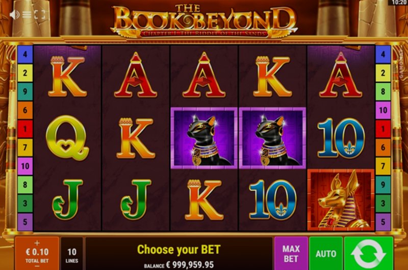 Play The Book Beyond by Gamomatgames at 1Win Casino