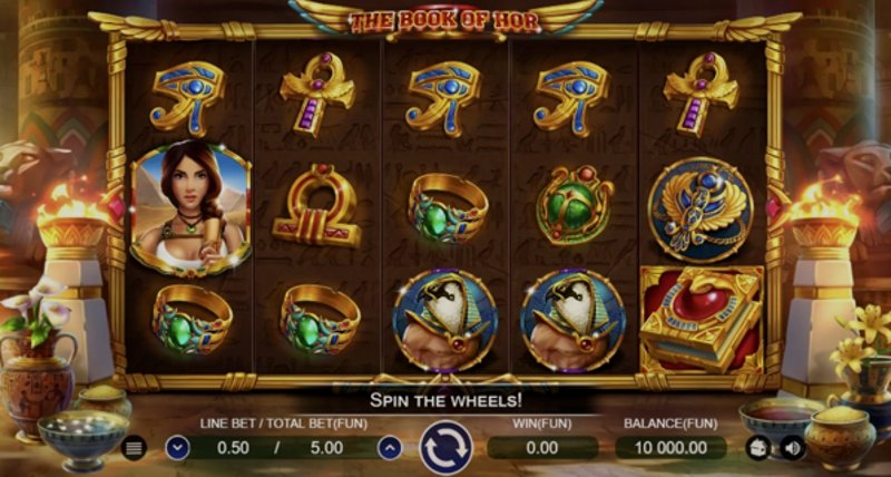 Play The Book Of Hor by Zillion at 1Win Casino