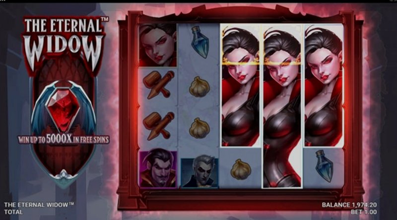 Play The Eternal Widow by Microgaming at 1Win Casino